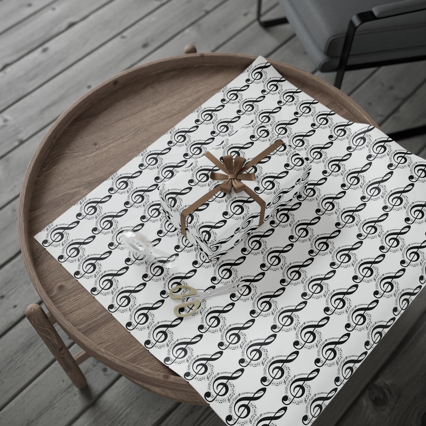 Musical Notes Wrapping Paper, Perfect for Gifts, Music Lovers, Birthdays