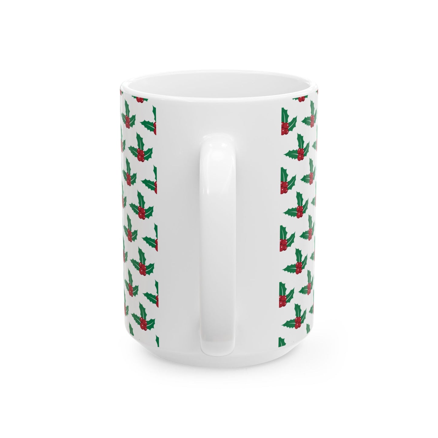 Festive Santa Ceramic Mug, Holiday Coffee Cup Gift, Christmas Decor, Seasonal Drinkware, Cute Santa Claus Mug, 11oz or 15oz