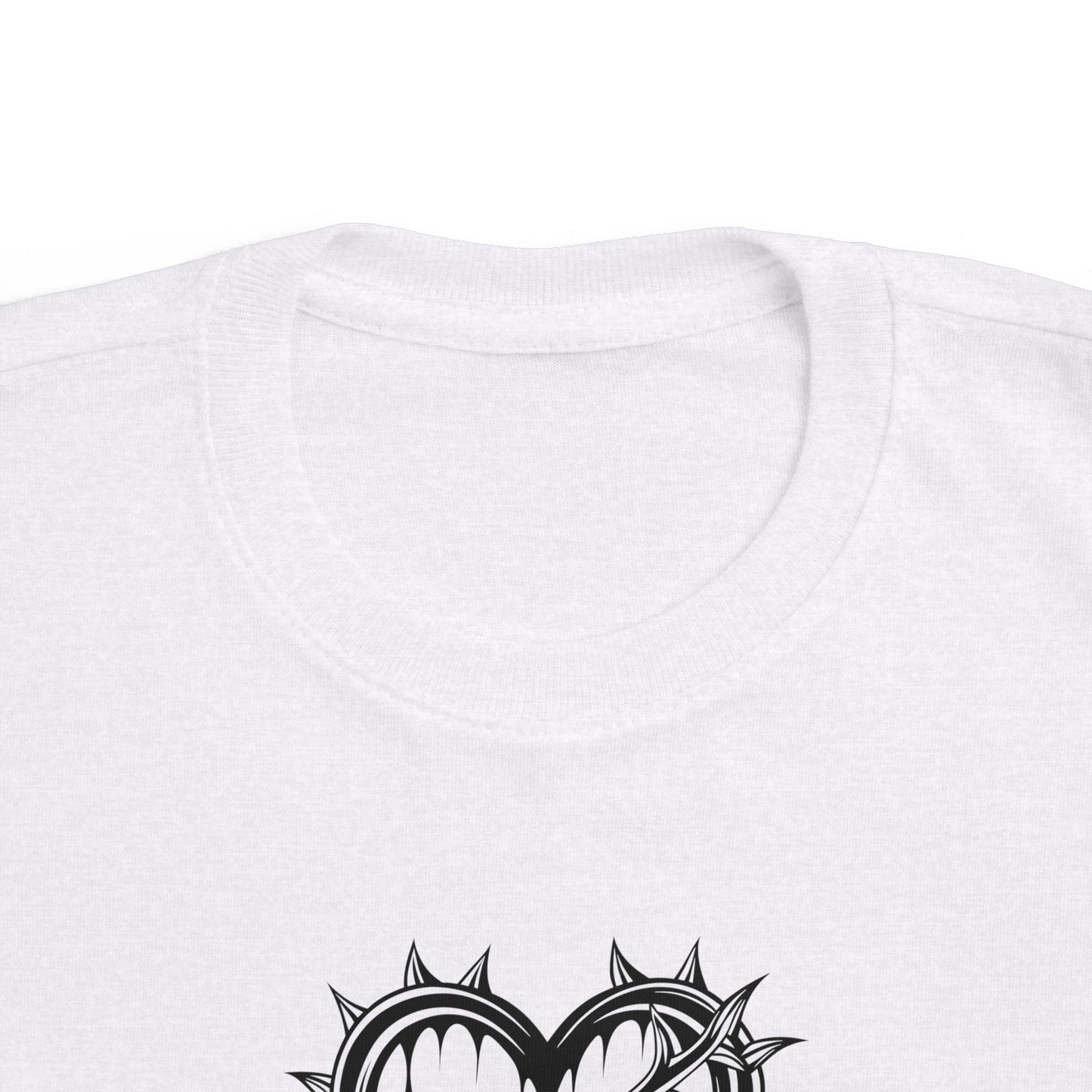 Toddler's Heart & Thorn Tee, Cute Kids T-Shirt, Children's Graphic Shirt, Gift for Toddlers, Cool Summer Outfit
