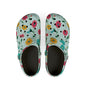 Floral Garden Clogs / Croc— Lightweight Flower Print Comfort Shoes