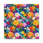 Vibrant Floral Matte Canvas Wall Art — Colorful Garden Print, Stretched 1.25"