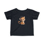 Cute Kitty Headphones Infant Tee, Baby T-Shirt, Toddler Shirt, Kids Apparel, Gift for Baby Shower, Birthday