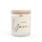 Frosted Glass Candle, 11oz
