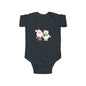 Christmas Santa & Polar Bear Infant Bodysuit — Cute Holiday Baby One-Piece