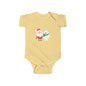 Christmas Santa & Polar Bear Infant Bodysuit — Cute Holiday Baby One-Piece