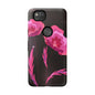 Floral iPhone Case | Tough Cases with Pink Poppy Design, Elegant Flower Phone Cover, Gift for Her, Spring Accessories, Chic Tech