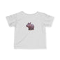Cute Hippo Infant T-Shirt, Baby Birthday Gift, Toddler Apparel, Animal Lover Tee, Kids Casual Wear