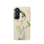 Whimsical Girl with Frog Magnetic Impact Phone Case