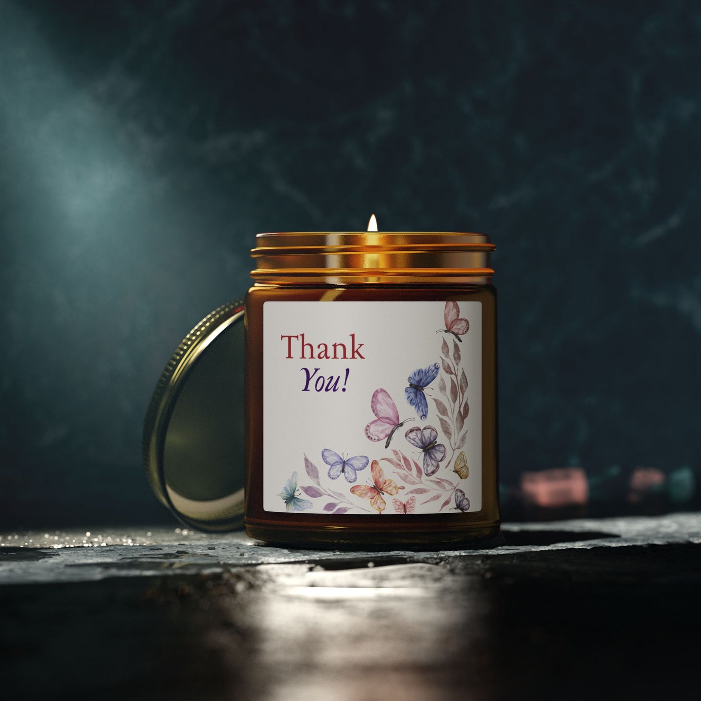 Thank You Scented Candle — Coconut Apricot Wax (4oz & 9oz)