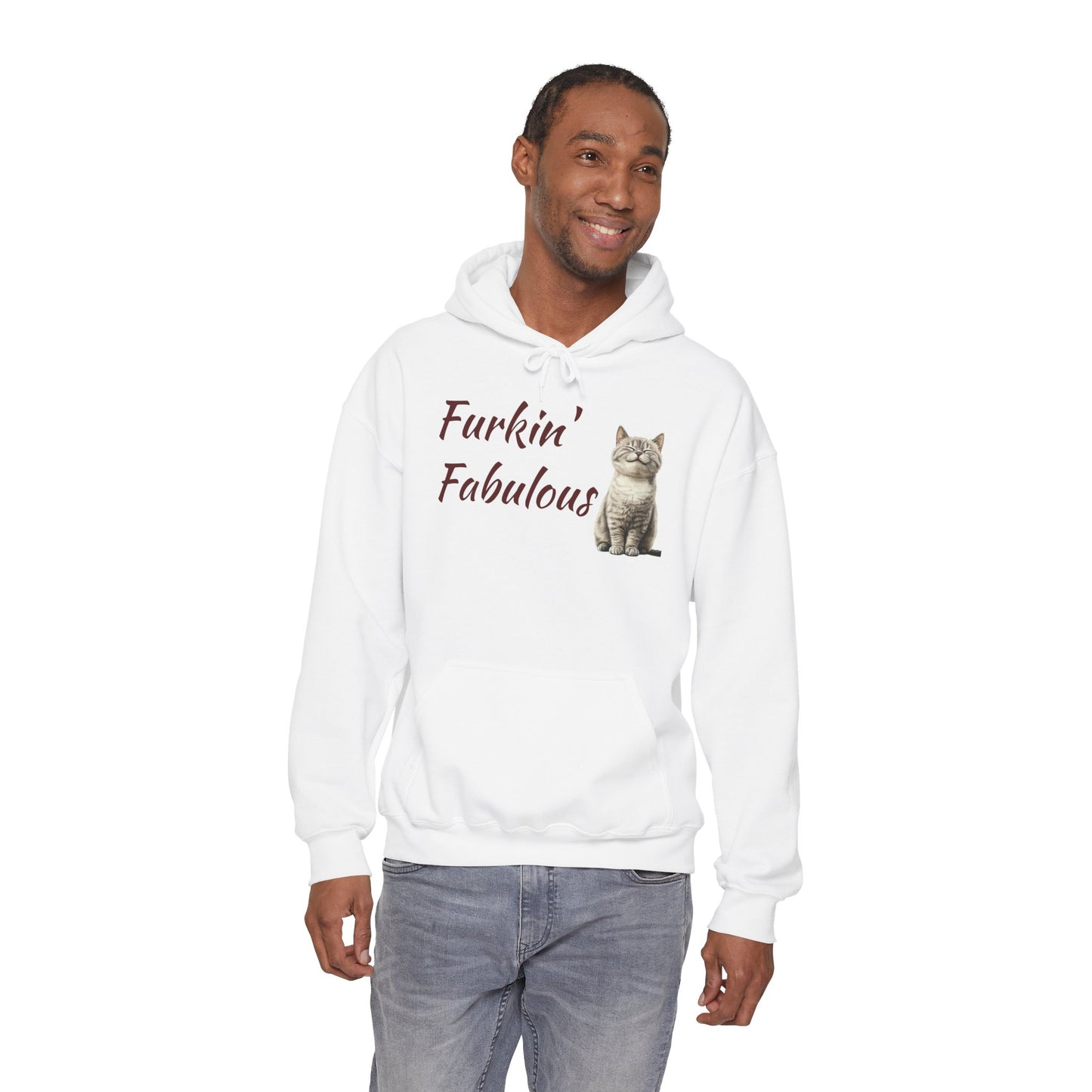 Furkin' Fabulous Cat Hoodie — Cute Kitten Graphic Sweatshirt
