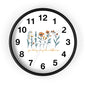 Boho Floral Wall Clock - You Belong Among the Wildflowers, Home Decor, Gift for Nature Lovers, Office Wall Decor, Rustic Style