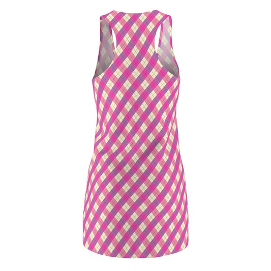 Women's Casual Racerback Dress - Spring Vibes - Ideal for Summer Outings, Beach Days, Birthdays, Holidays, and Casual Wear