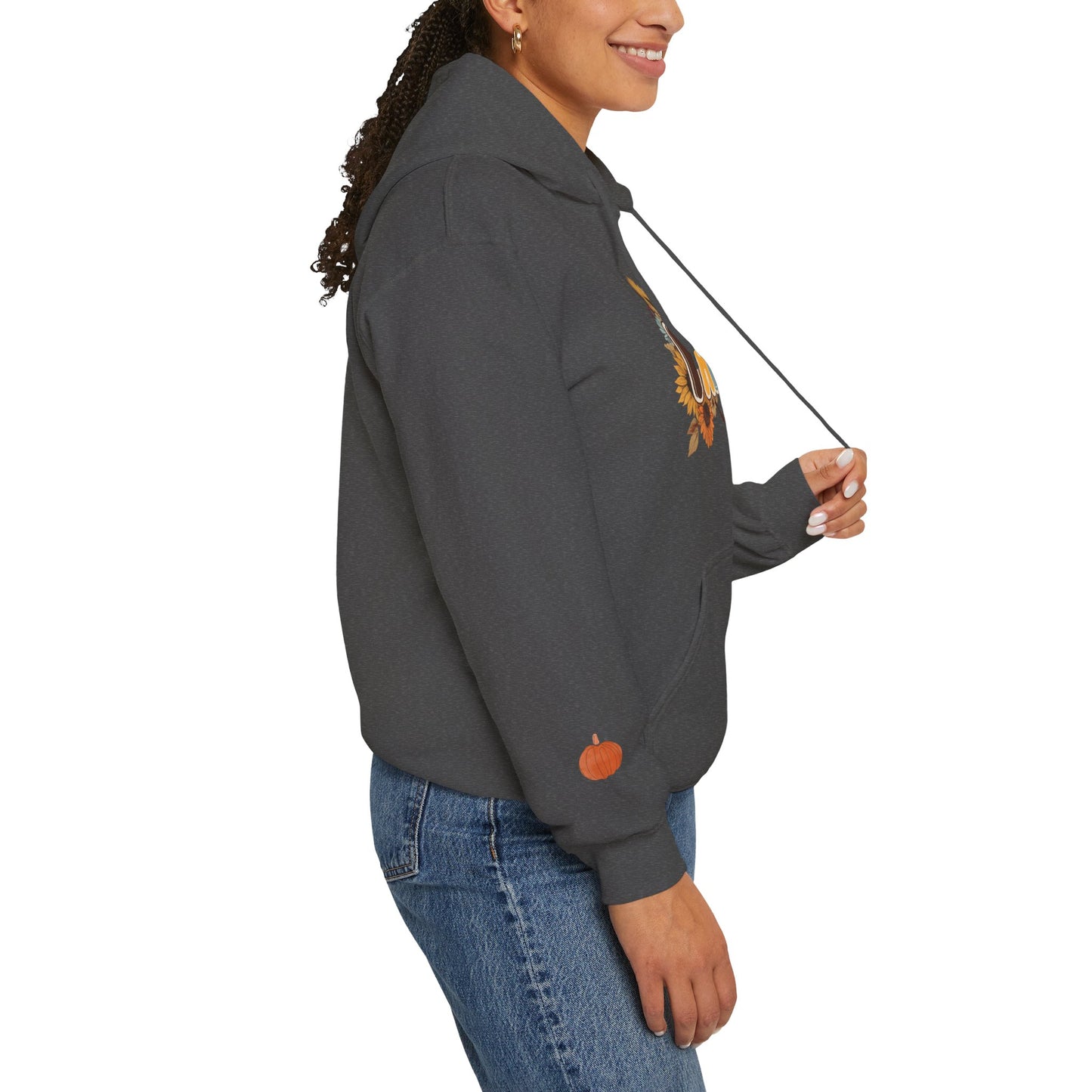 Cozy Fall Vibes Hoodie, Unisex Sweatshirt for Autumn, Pumpkin Design, Perfect for Thanksgiving, Gift for Friends, Seasonal Wear