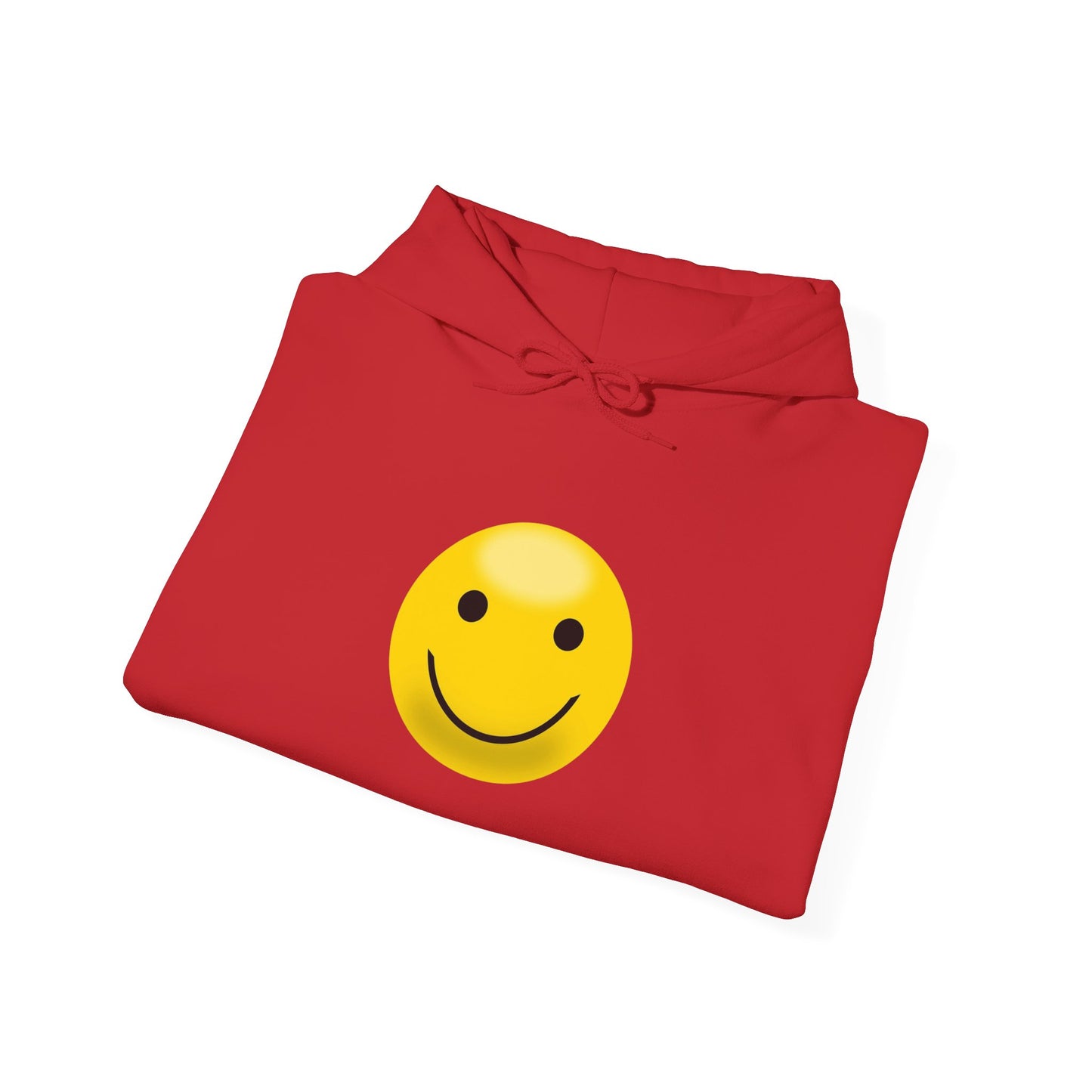 Smiley Face Hooded Sweatshirt, Unisex Cozy Hoodie