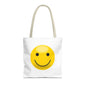 Smiley Face Tote Bag, Eco-Friendly Shopping Bag