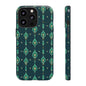 Emerald Boho Teardrop Phone Case