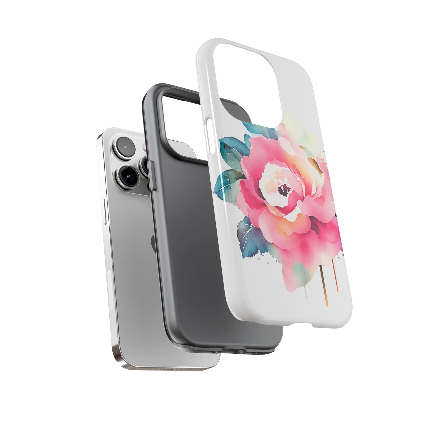 Floral Phone Case - Vibrant Rose Design