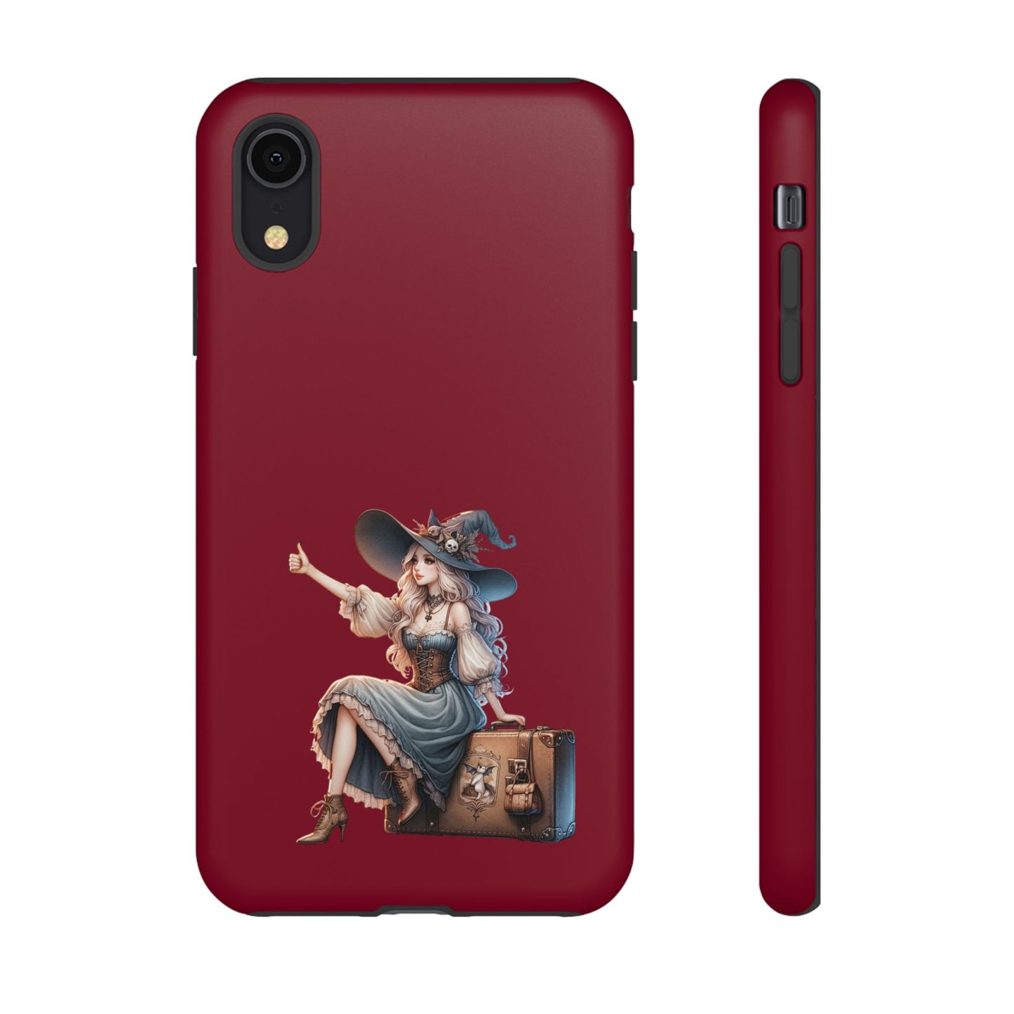 Witchy Phone Case - Magical, Durable - Halloween Gift, Cosplay Accessory, Cute Witch Design