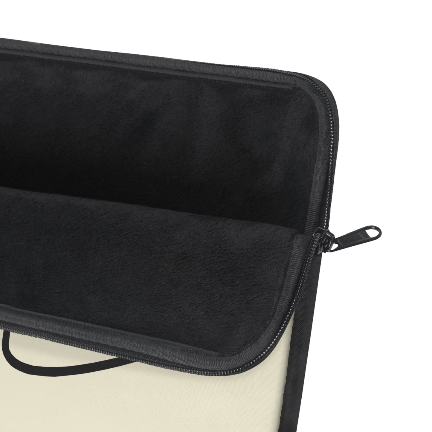 Music Notes Laptop Sleeve — Musical Treble Clef & Staff Design