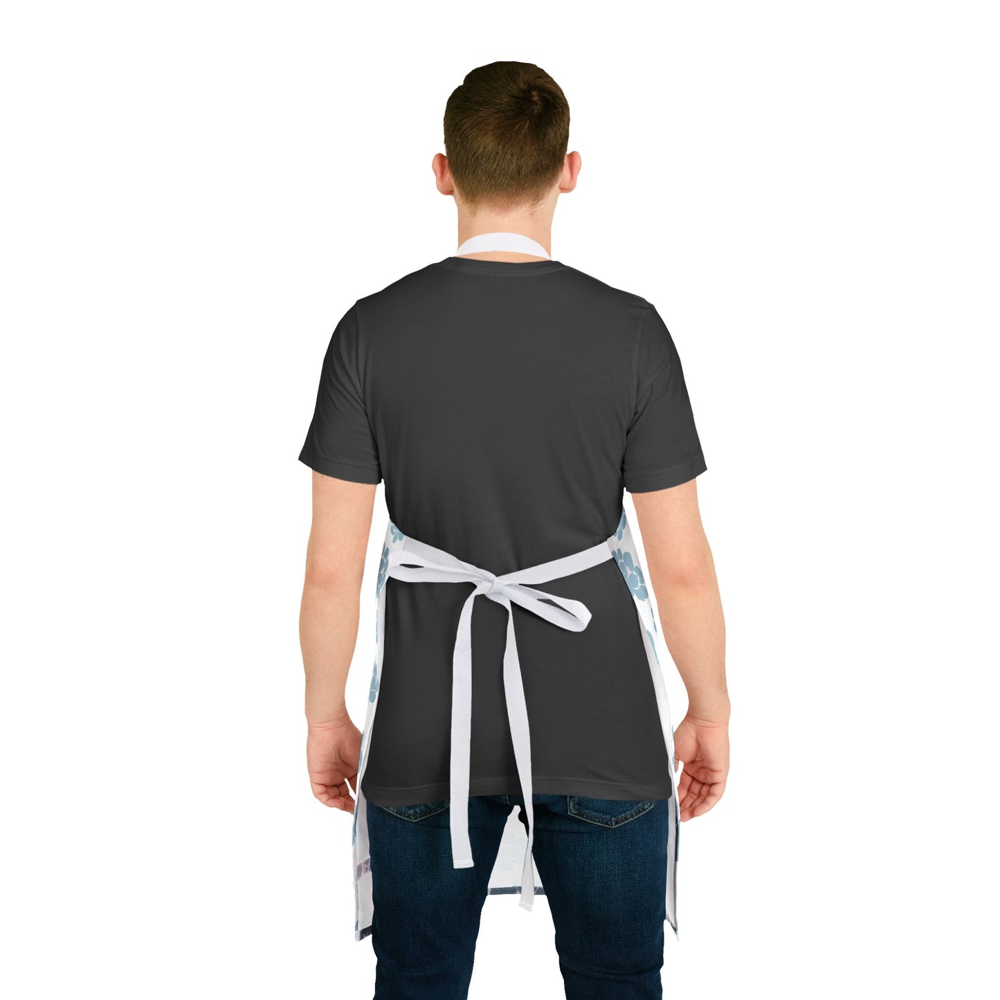 Floral Personalized Apron for Chefs, Custom Kitchen Gift, Cooking Apron, Chef Gift, Elegant Cooking Style, Mother's Day Gift