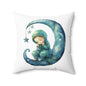Spun Polyester Square Pillow - Moon