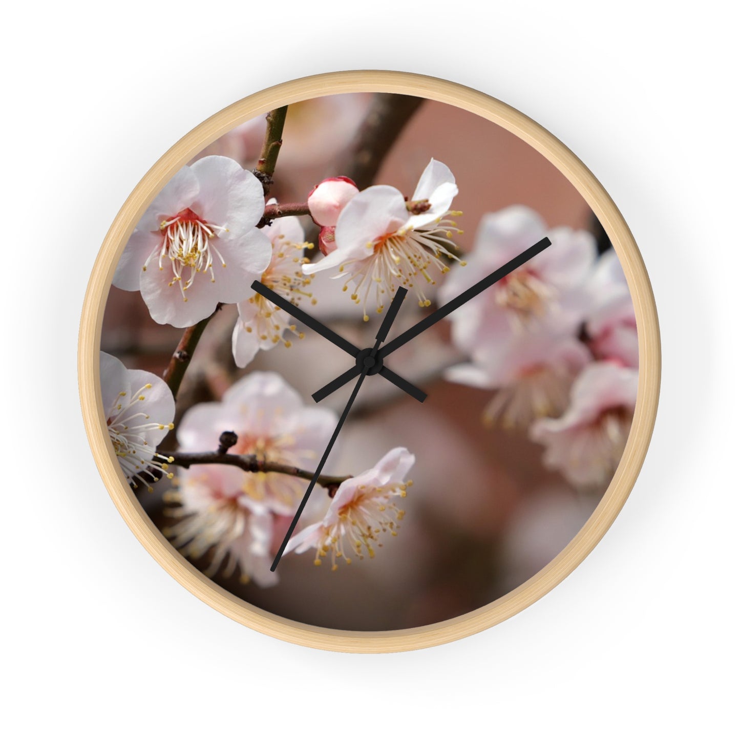 Elegant Floral Wall Clock