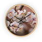 Elegant Floral Wall Clock