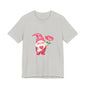 Valentine Gnome T‑Shirt — Cute Pink Gnome Holding Rose Tee