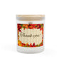 Thank You Autumn Candle — 11oz Frosted Glass Fall Scented Gift