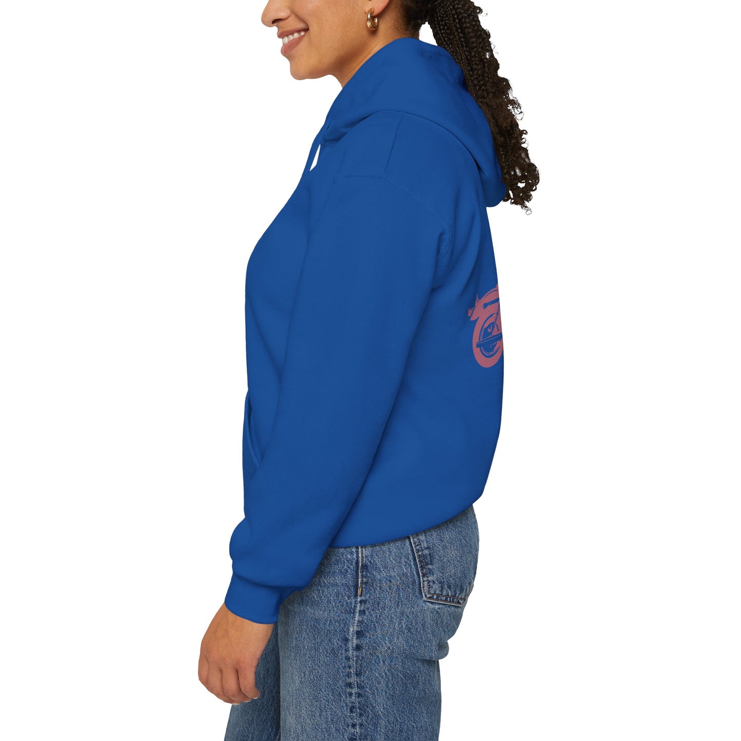 Rebel by Nature Hoodie - Unisex Heavy Blend Sweatshirt for Adventure Lovers