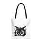 Adorable Cat Face Tote Bag | Cute Kitten Shopping Bag