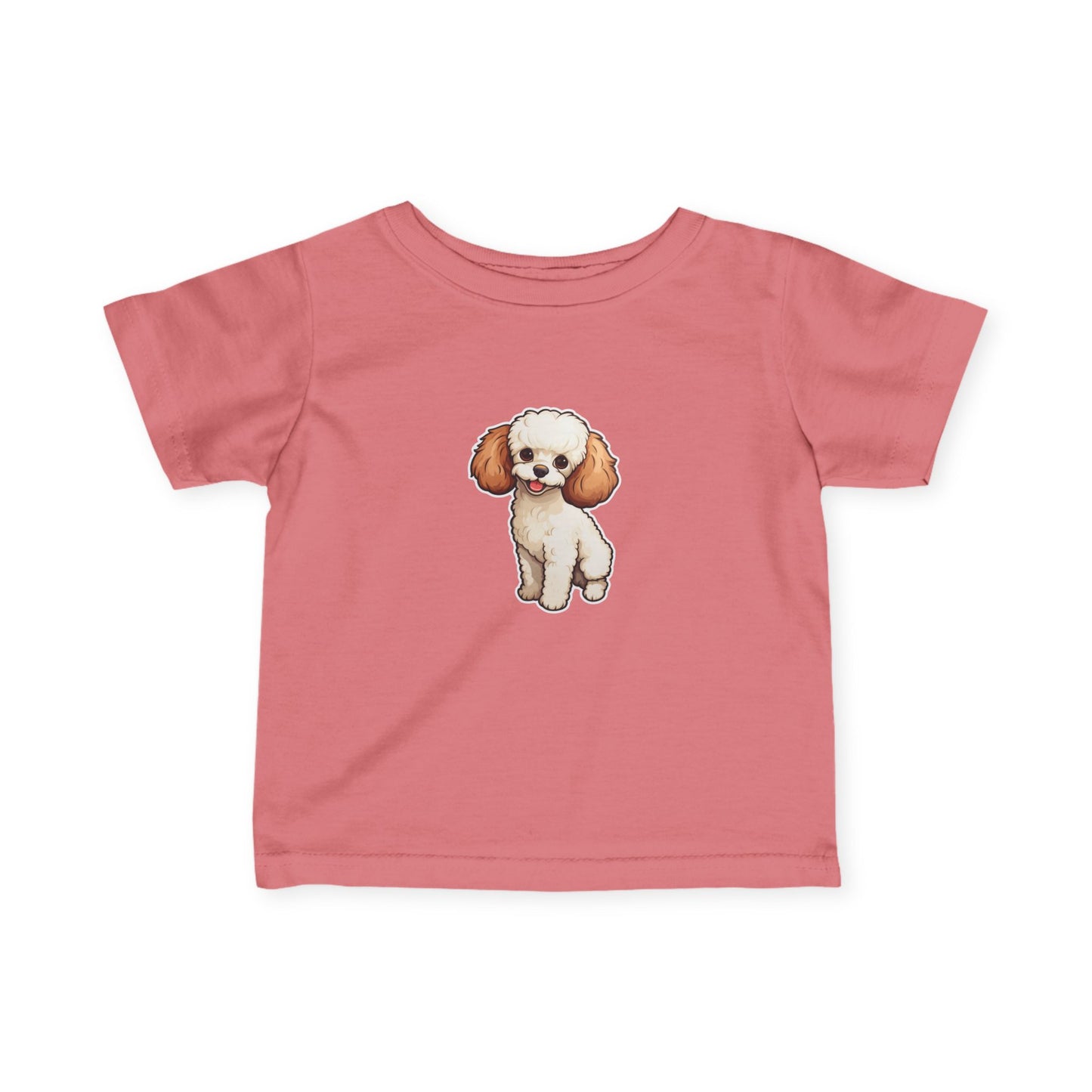 Cute Puppy Infant Tee, Baby T-Shirt, Newborn Gift, Toddler Tee, Dog Lover Baby Clothes