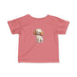 Cute Puppy Infant Tee, Baby T-Shirt, Newborn Gift, Toddler Tee, Dog Lover Baby Clothes