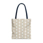 Waves Pattern Tote Bag, Boho Chic Handbag, Everyday Carry, Beach Bag, Gift for Her, Eco-Friendly Style