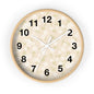Chic Floral Wall Clock, Home Decor, Modern Design, Gift for Her, Wall Art, Boho Style, Timepiece
