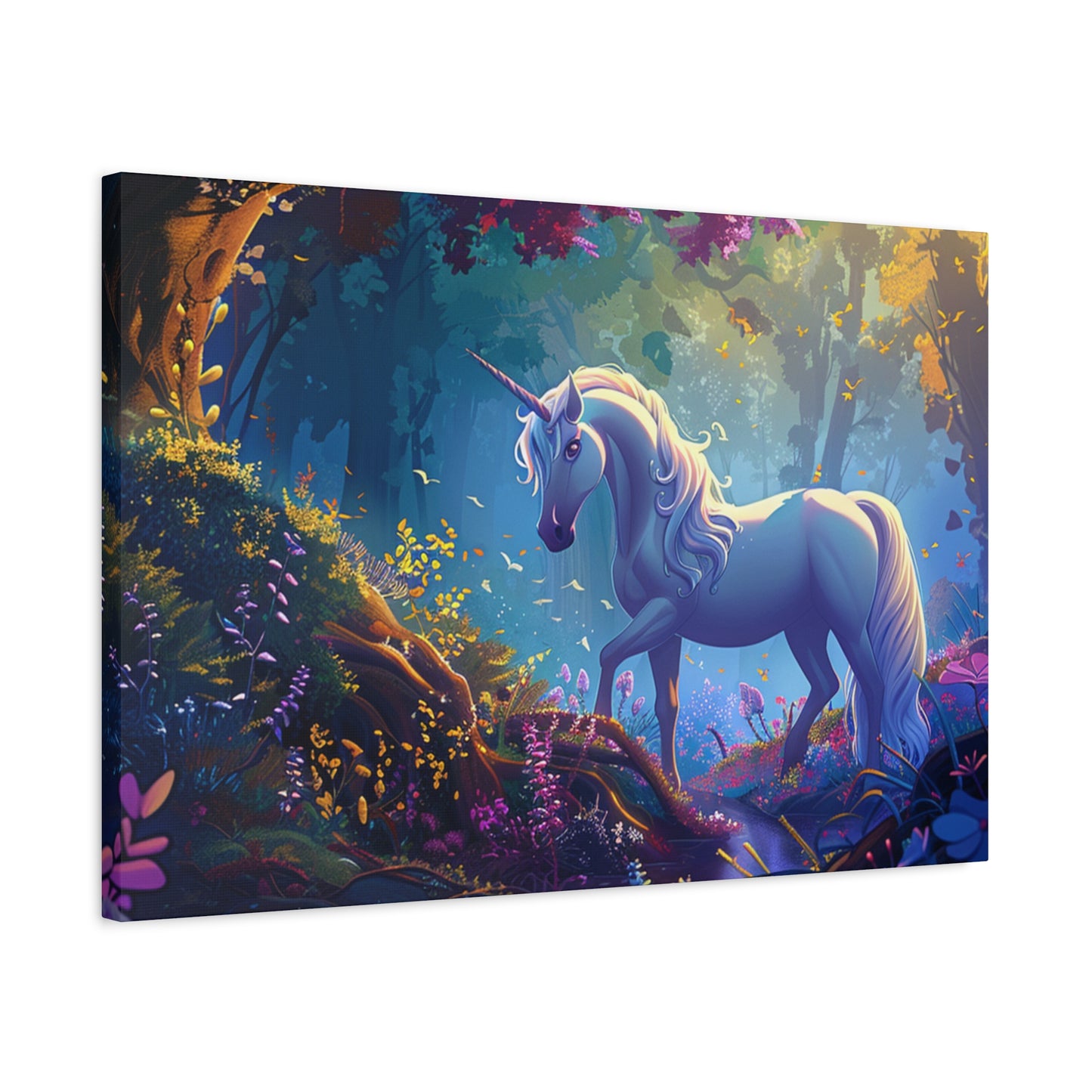 Matte Canvas, Stretched, 1.25" - Unicorn