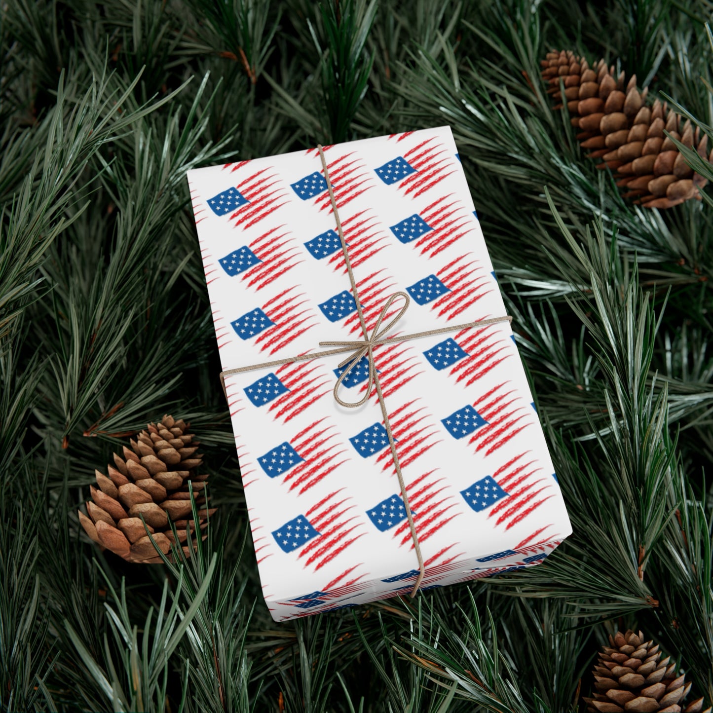 Festive Gift Wrap Paper - Patriotic Design for All Occasions, USA Flag Gift Wrap, Party Supplies, Holiday Wrapping Paper, Independence [...]