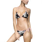 Elegant Floral Women's Bikini Swimsuit, Beachwear, Summer Pool Party, Vacation Fashion, Gift for Her, Swimwear