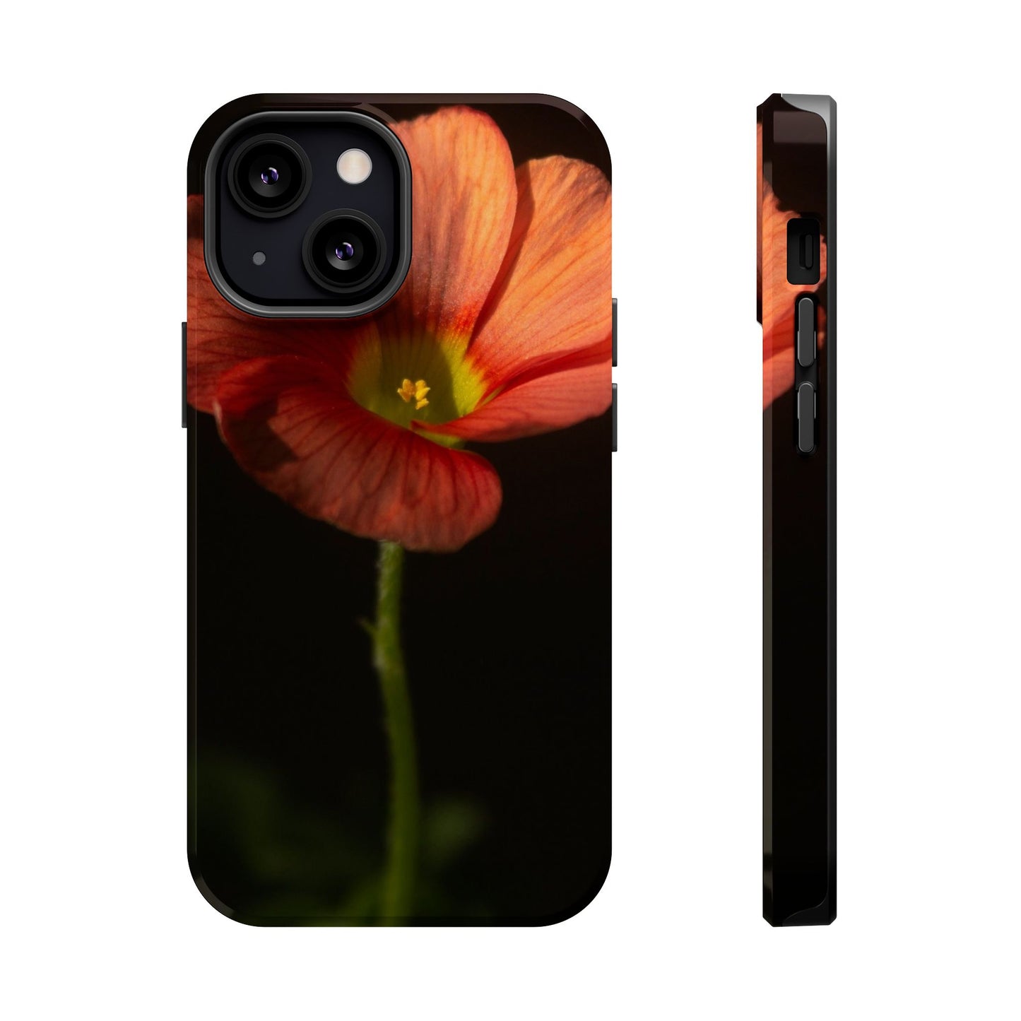 Poppy Bloom Magnetic Impact Phone Case — Slim Protective Floral Design