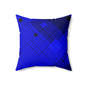 Modern Geometric Pillow | Decorative Throw Cushion, Home Decor, Living Room Accent, Gift Idea, Blue Abstract Design