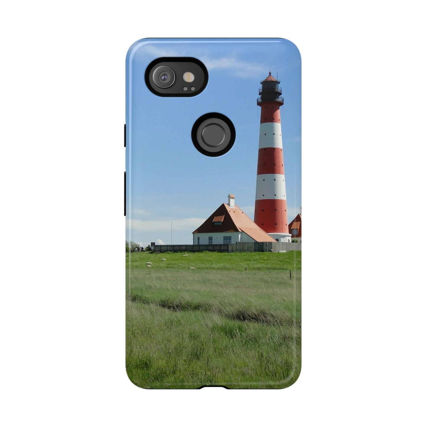 Lighthouse Phone Case - Coastal Vibes, Nautical Gift, Ocean Lover Accessory, Beach Aesthetic, Customizable Design