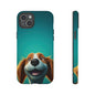 Happy Dog Phone Case — Cute Cartoon Puppy Protective Phone Cover