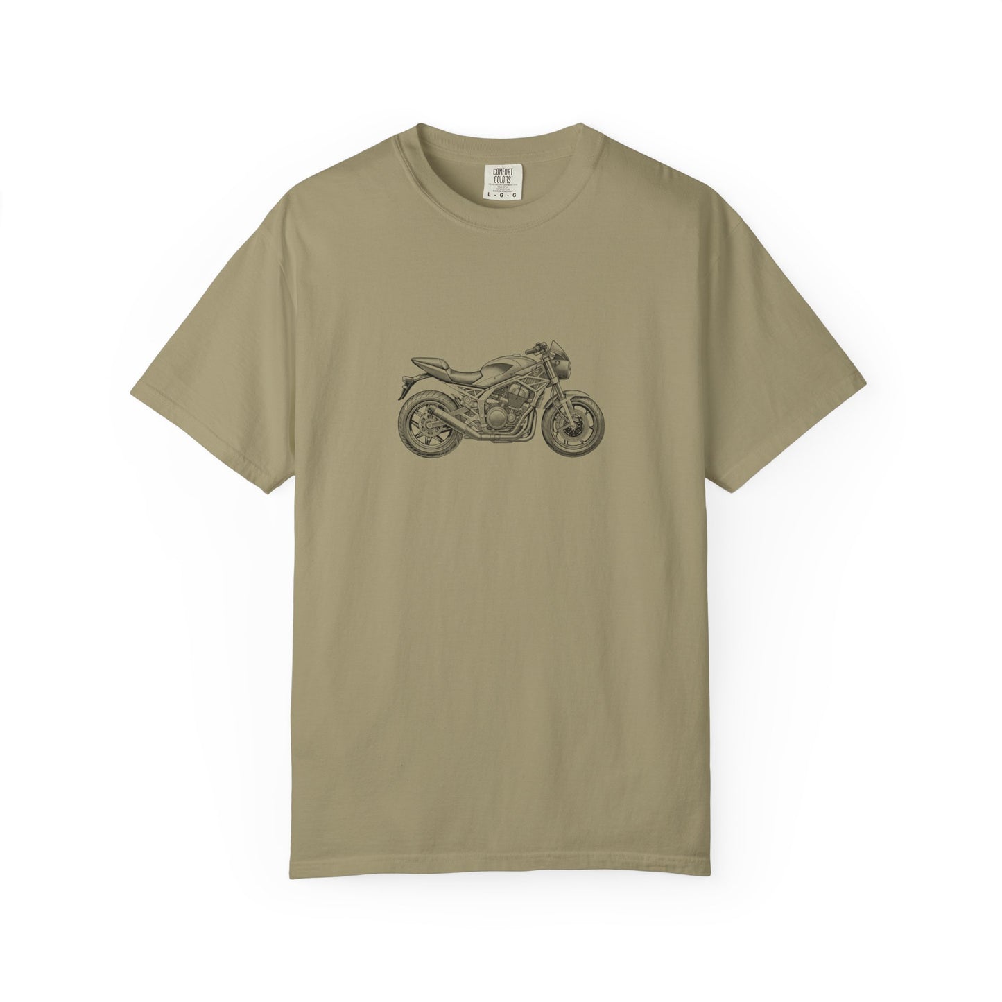 Motorcycle Vibes Unisex Garment-Dyed T-Shirt, Biker Tee for Motorcycle Enthusiasts, Gift for Riders, Casual Wear, Adventure Apparel