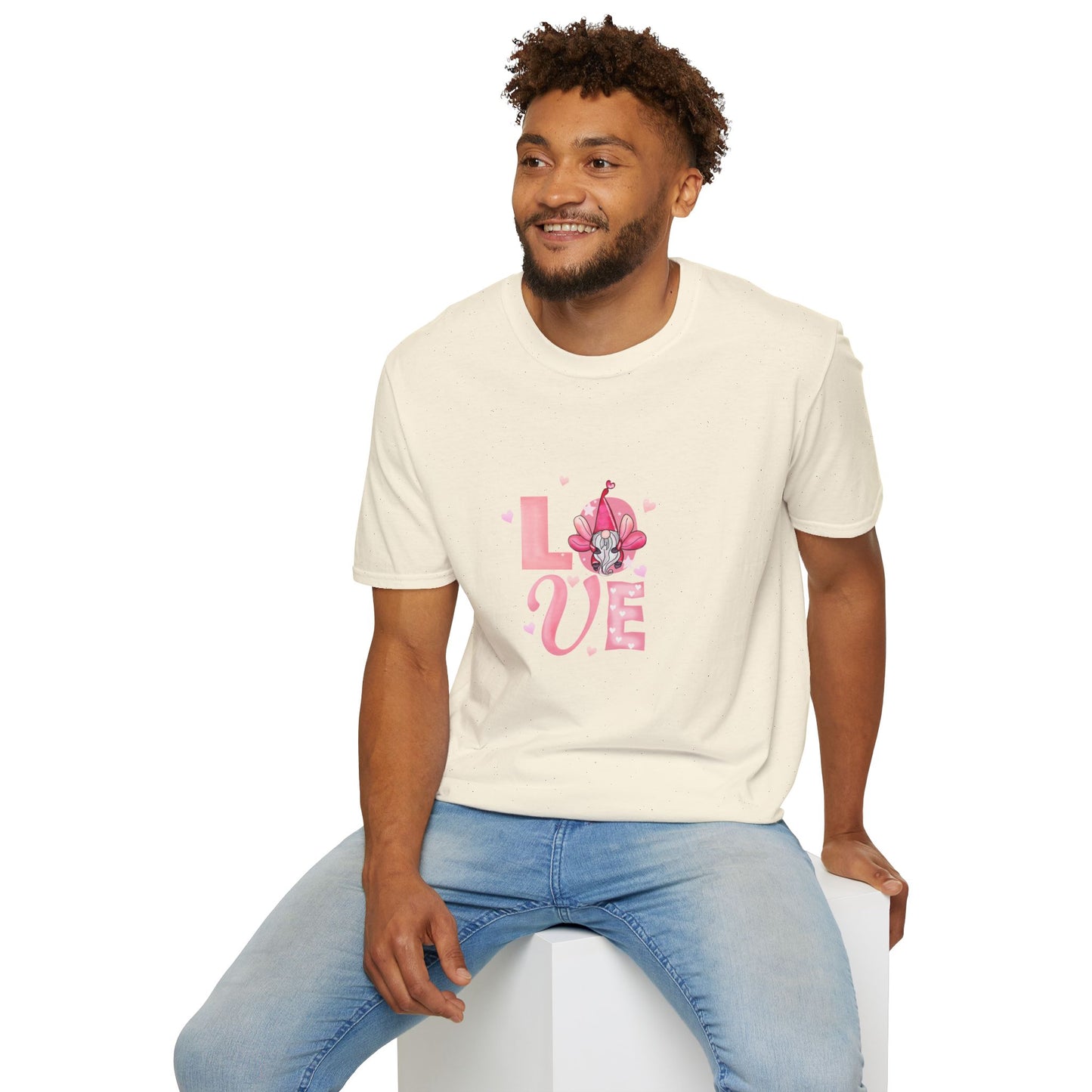 Love Cherry Blossom T-Shirt — Pink Floral "LOVE" Graphic Tee