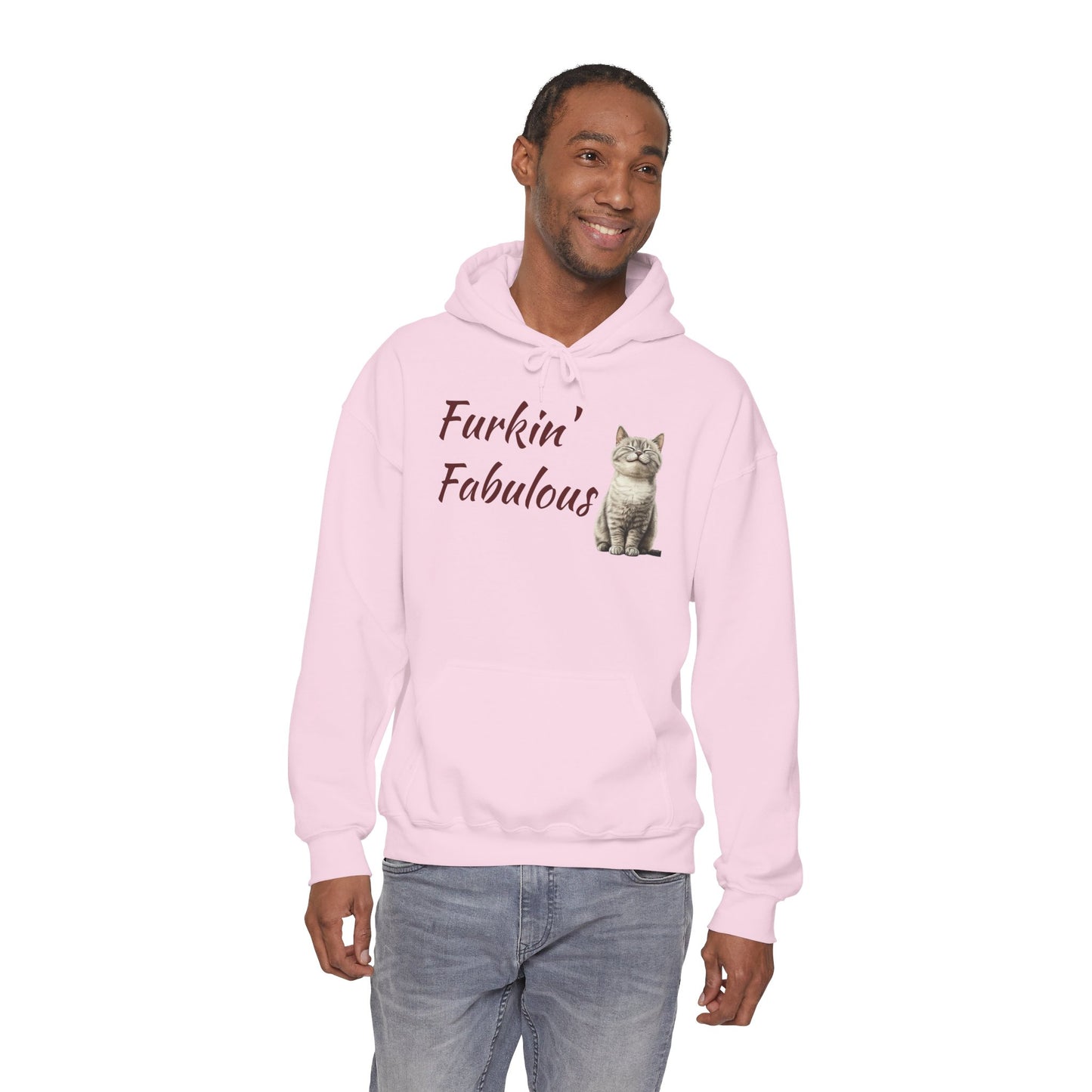 Furkin' Fabulous Cat Hoodie — Cute Kitten Graphic Sweatshirt
