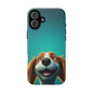 Happy Dog Phone Case — Cute Cartoon Puppy Protective Phone Cover