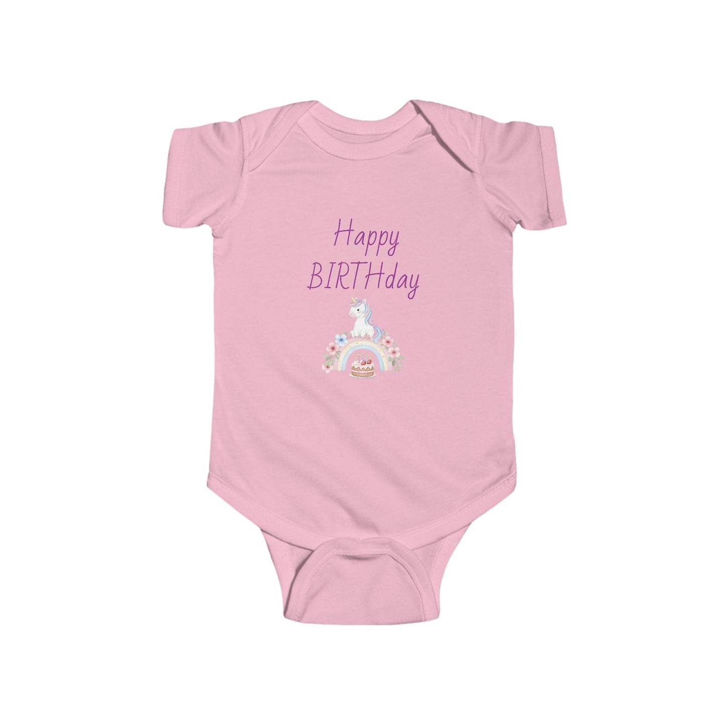 Happy Birthday Infant Bodysuit, Baby Shower Gift, Cute Baby Outfit, Newborn Clothes, 1st Birthday Outfit