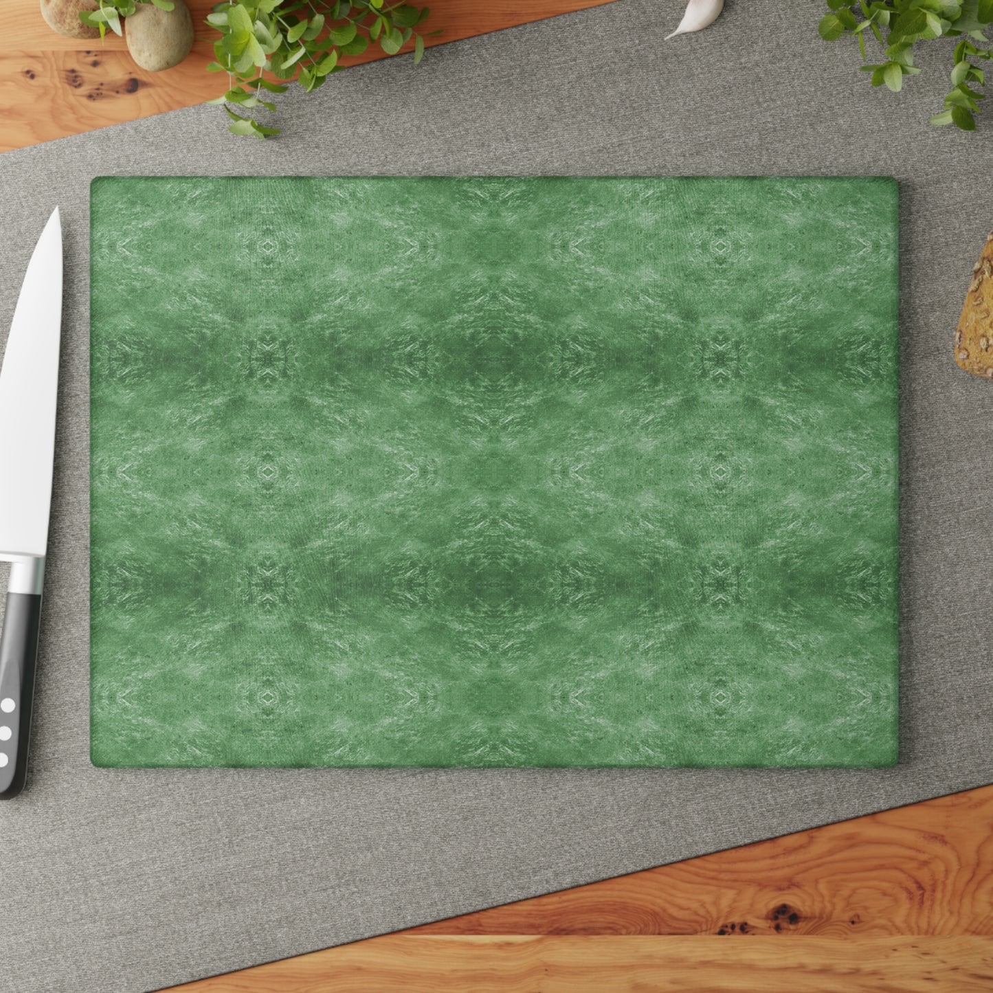 Green Marble Glass Cutting Board – Decorative Kitchen Chopping Board