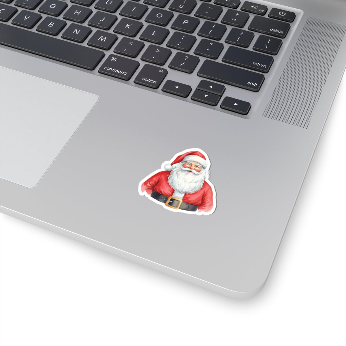Santa Claus Kiss-Cut Sticker — Vintage Jolly Saint Nick Holiday Decal