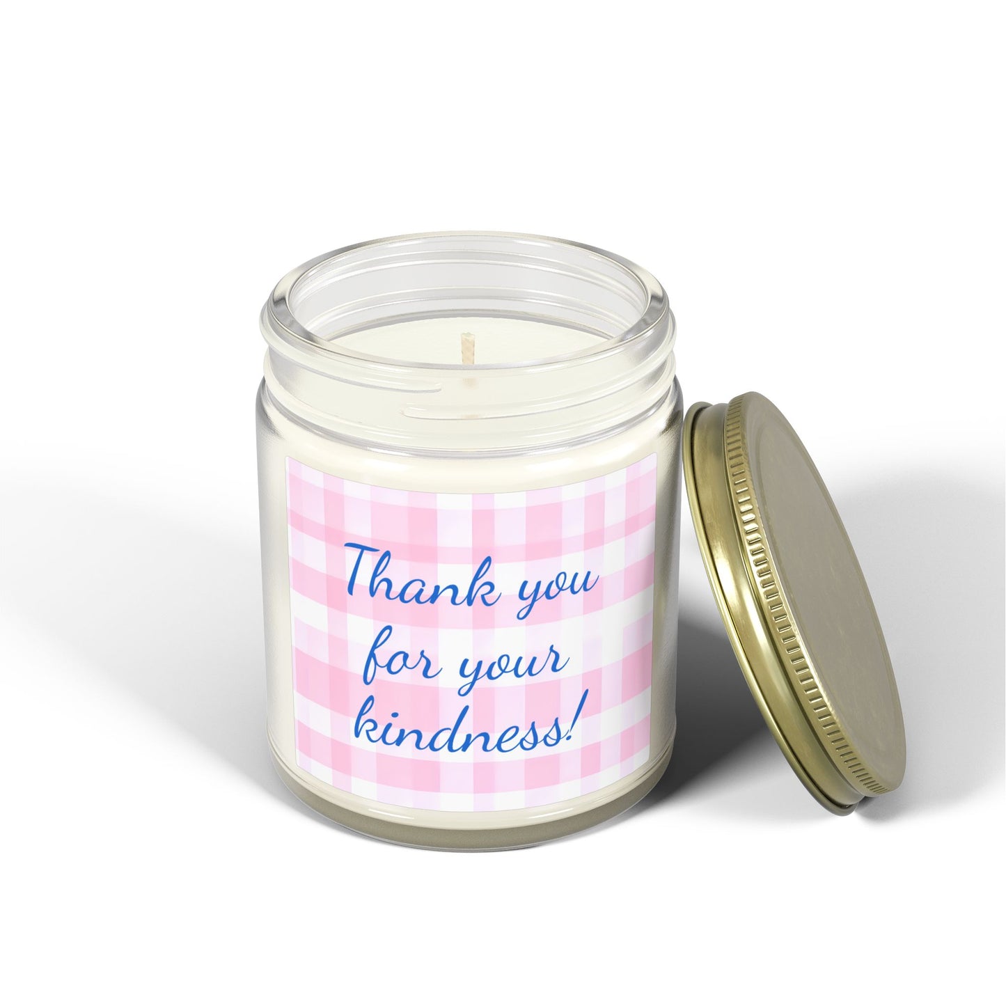 Thank You For Your Kindness Scented Candle (Coconut Apricot Wax)